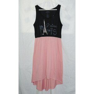Disneyland Disney Epcot France J'aime Paris High-low dress, sz L, GUC